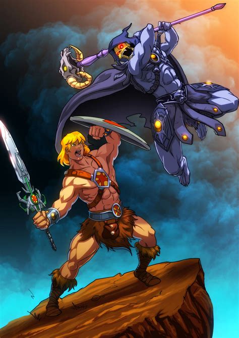 skeletor vs he man.